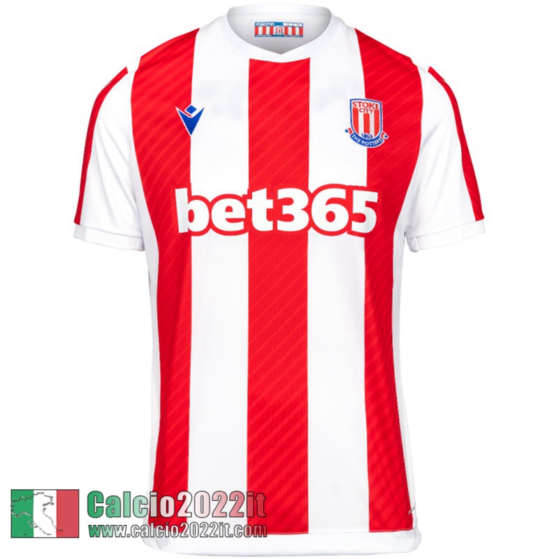 Prima Stoke City FC Maglia Calcio Uomo 2021 2022