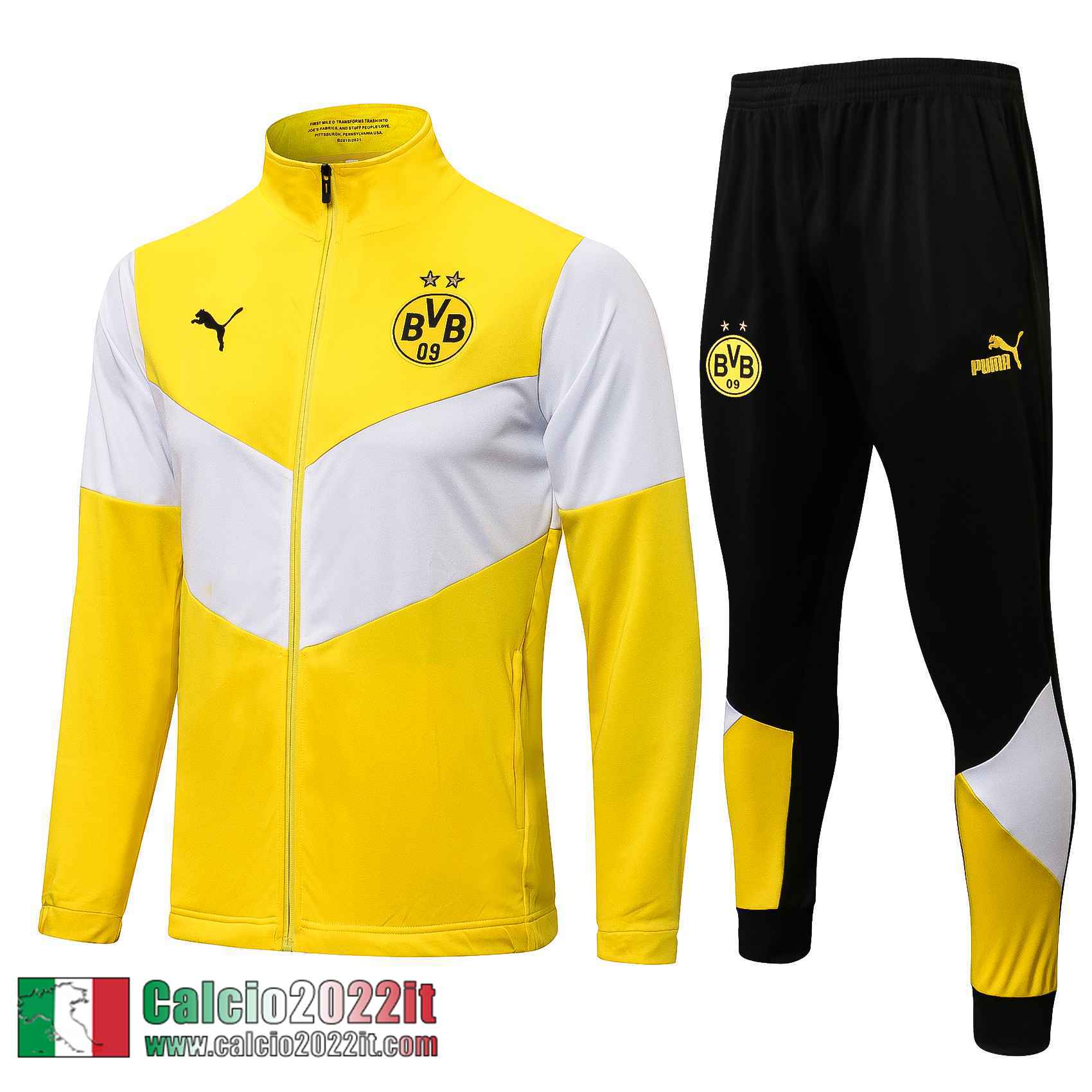 Dortmund Full-Zip Giacca Uomo giallo JK93 2021 2022