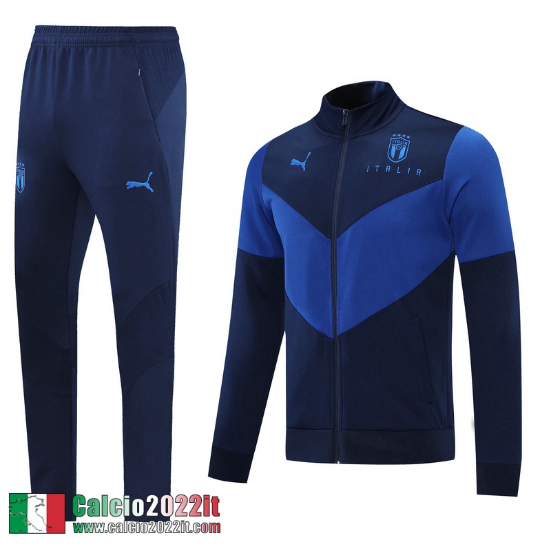 Italie Full-Zip Giacca Uomo blu JK97 2021 2022