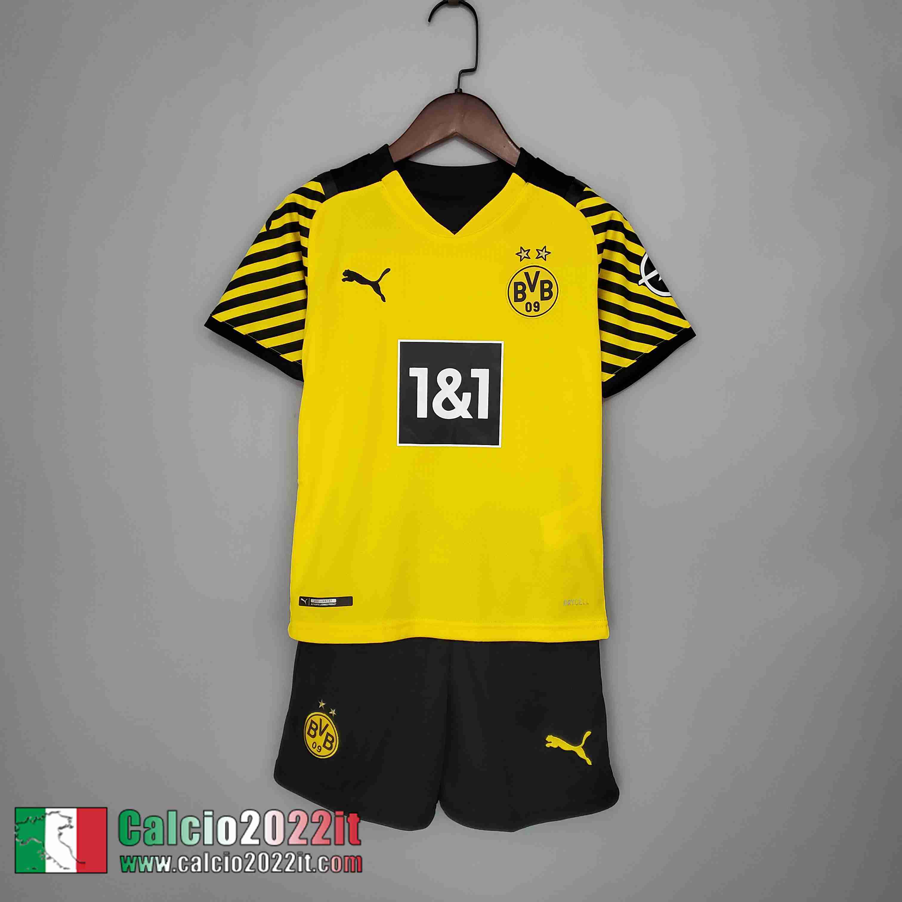 Prima Dortmund Maglia Calcio Bambini Bambini 2021 2022