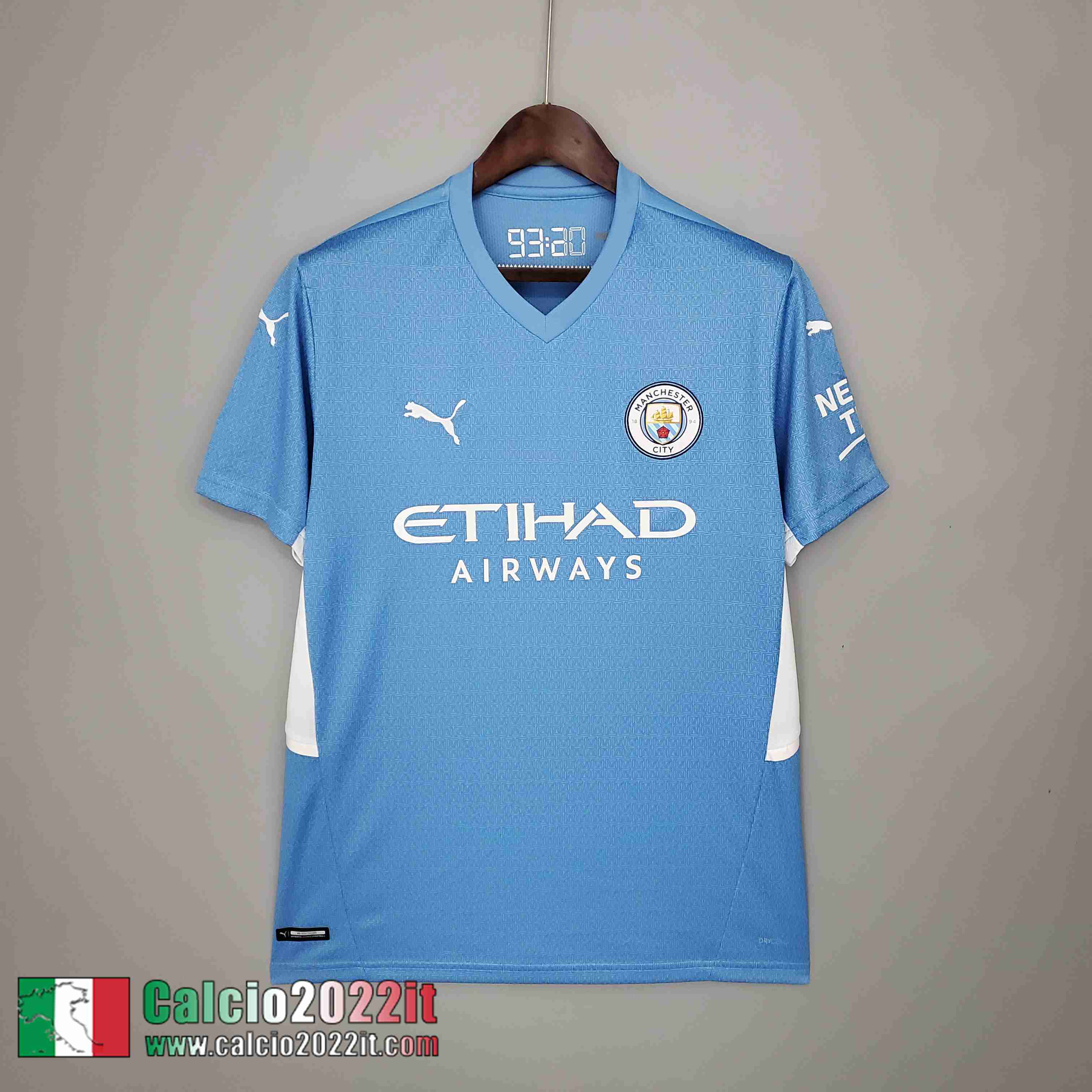 Prima Manchester City Maglia Calcio Uomo 2021 2022