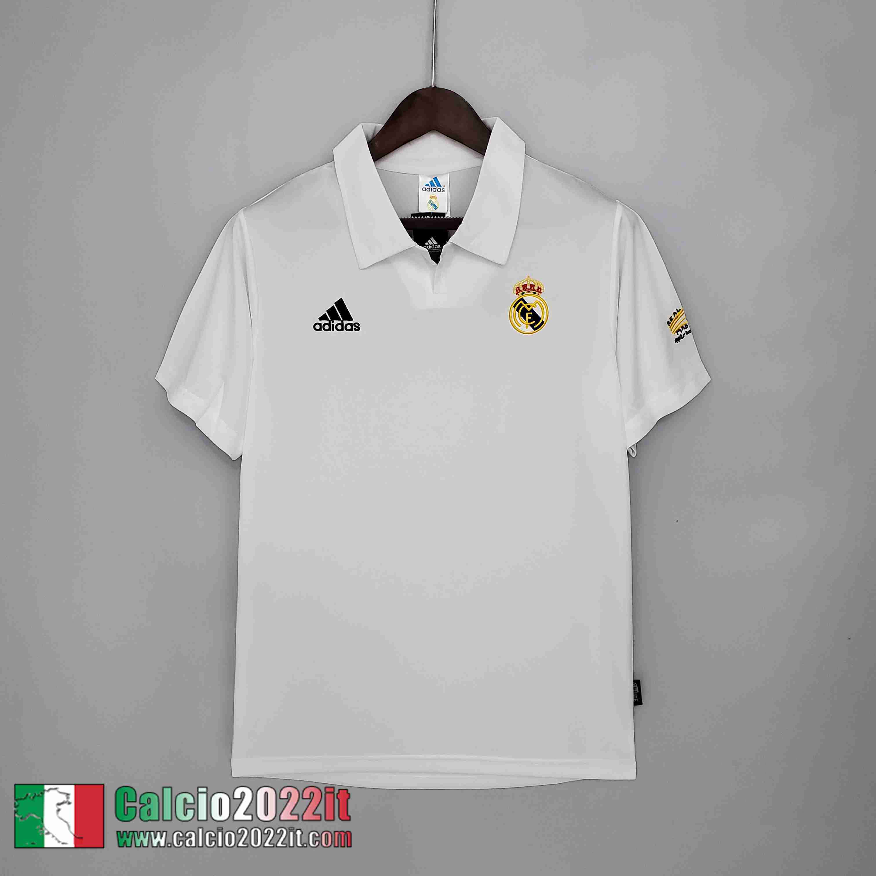 Prima Real Madrid Maglia Calcio Retro Uomo 02/03