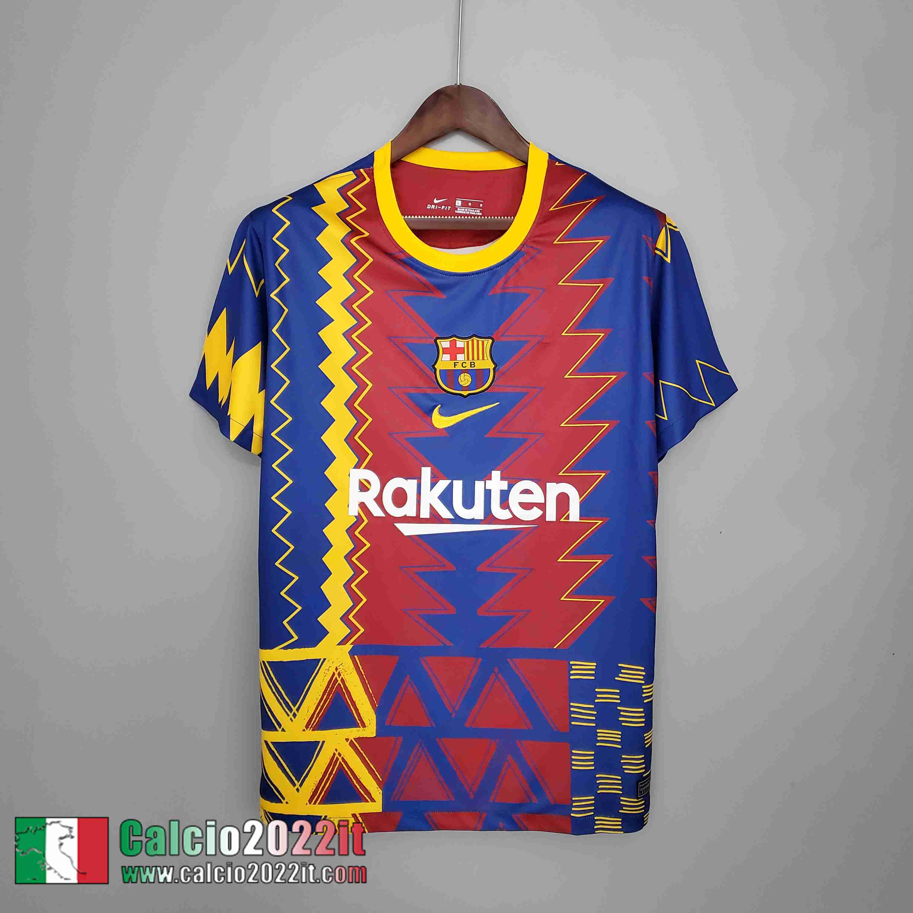 Barcellona T-shirt Uomo Grigio KT07 2021 2022