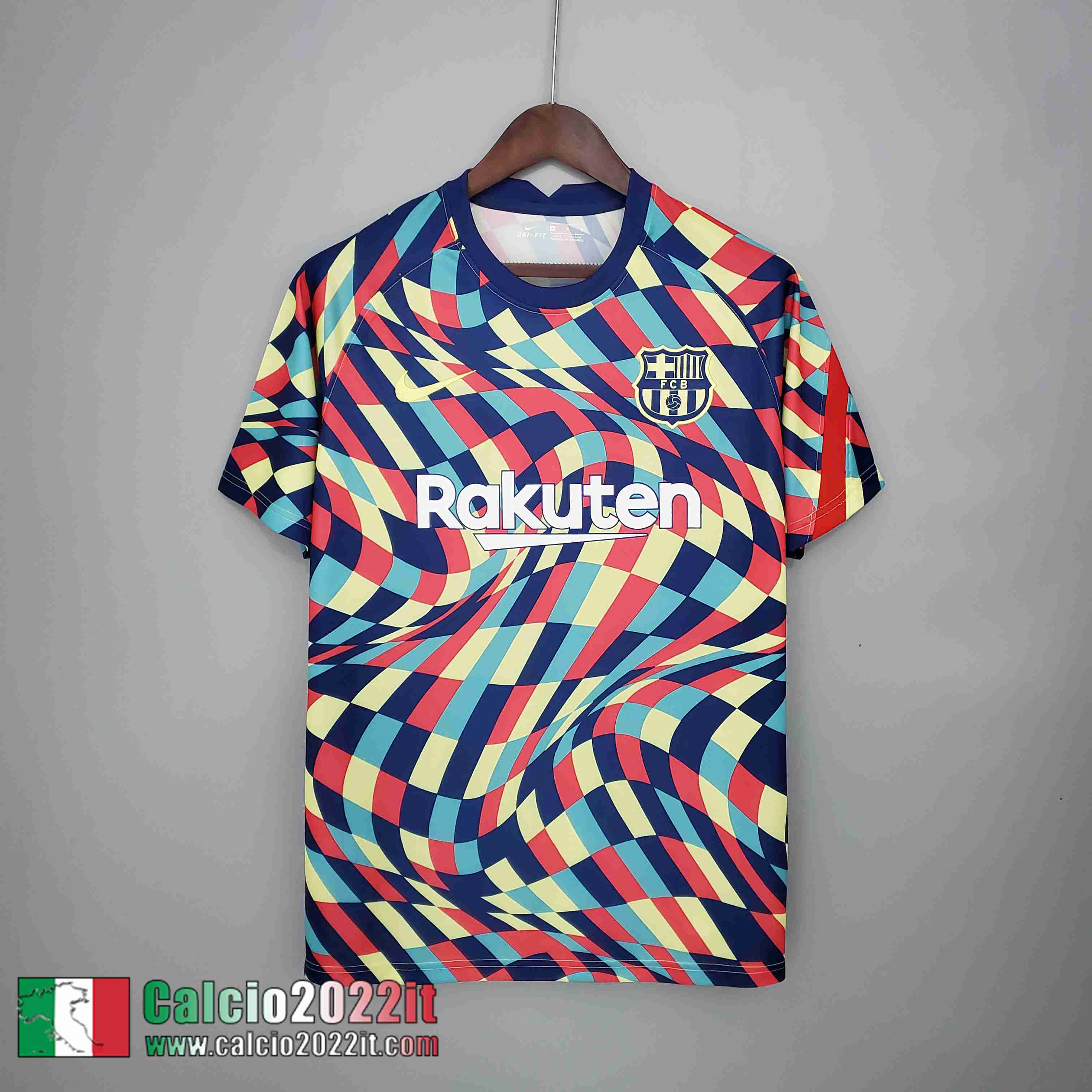 Barcellona T-shirt Uomo blu scuro KT09 2021 2022