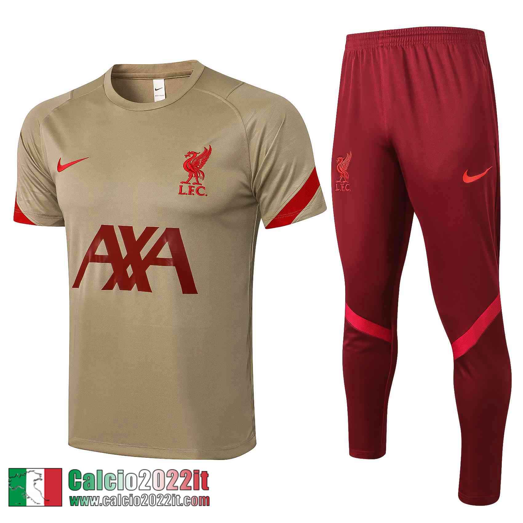 Liverpool T-shirt Uomo giallo PL102 2021 2022