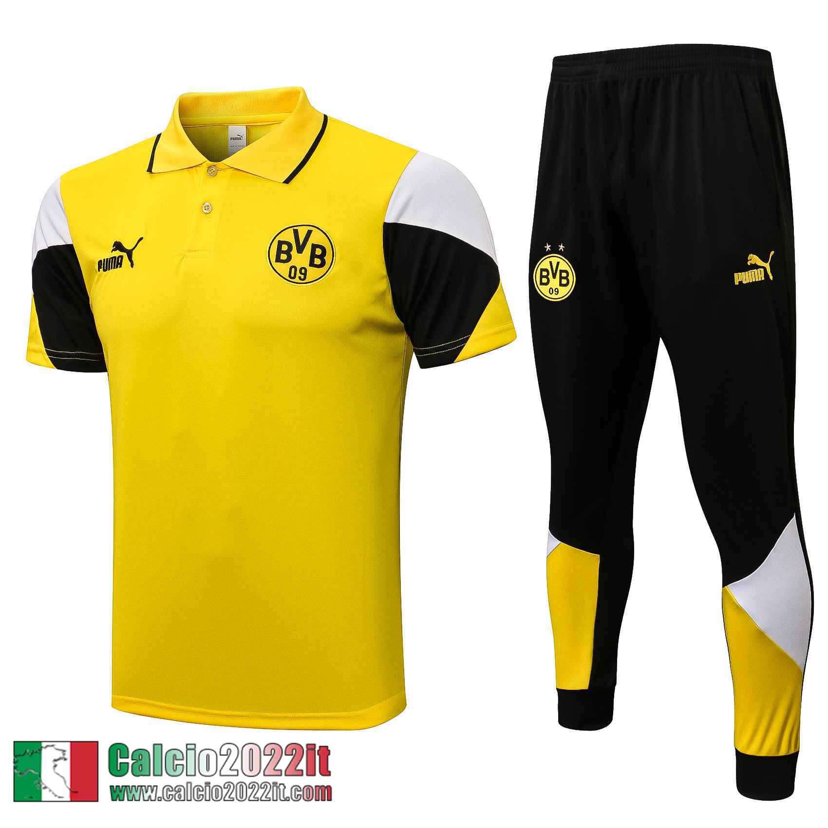 Dortmund Polo Uomo giallo PL108 2021 2022