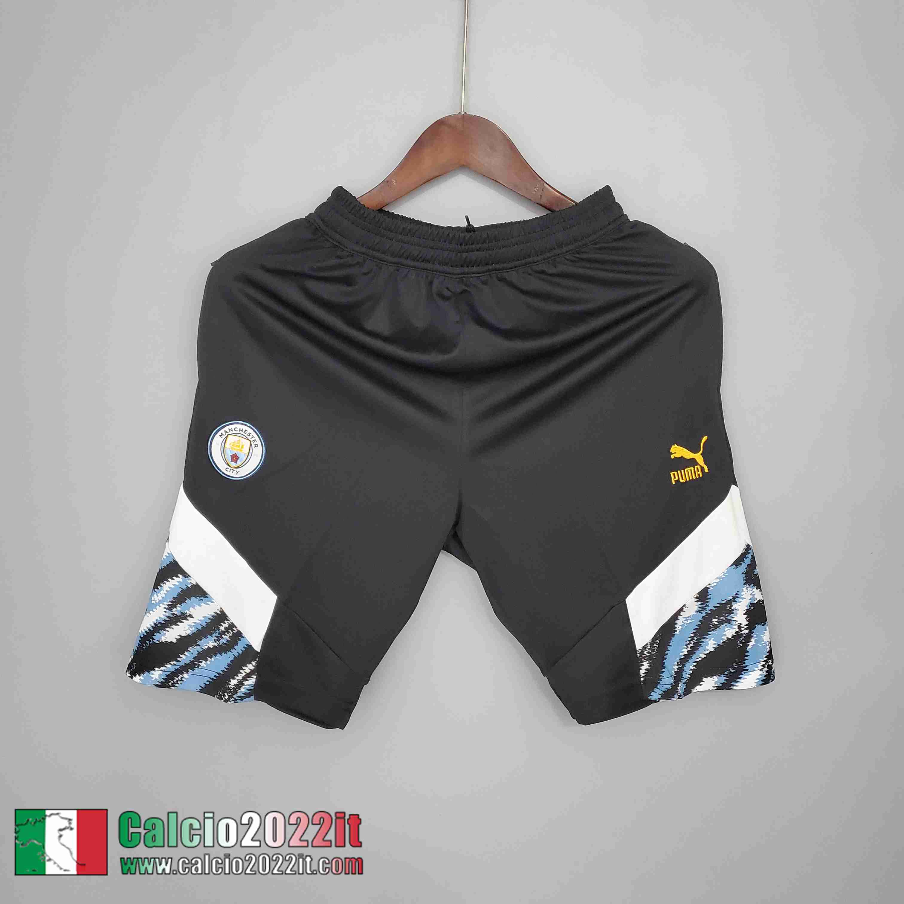 Manchester City Pantaloncini Calcio Uomo Nero DK24 2021 2022