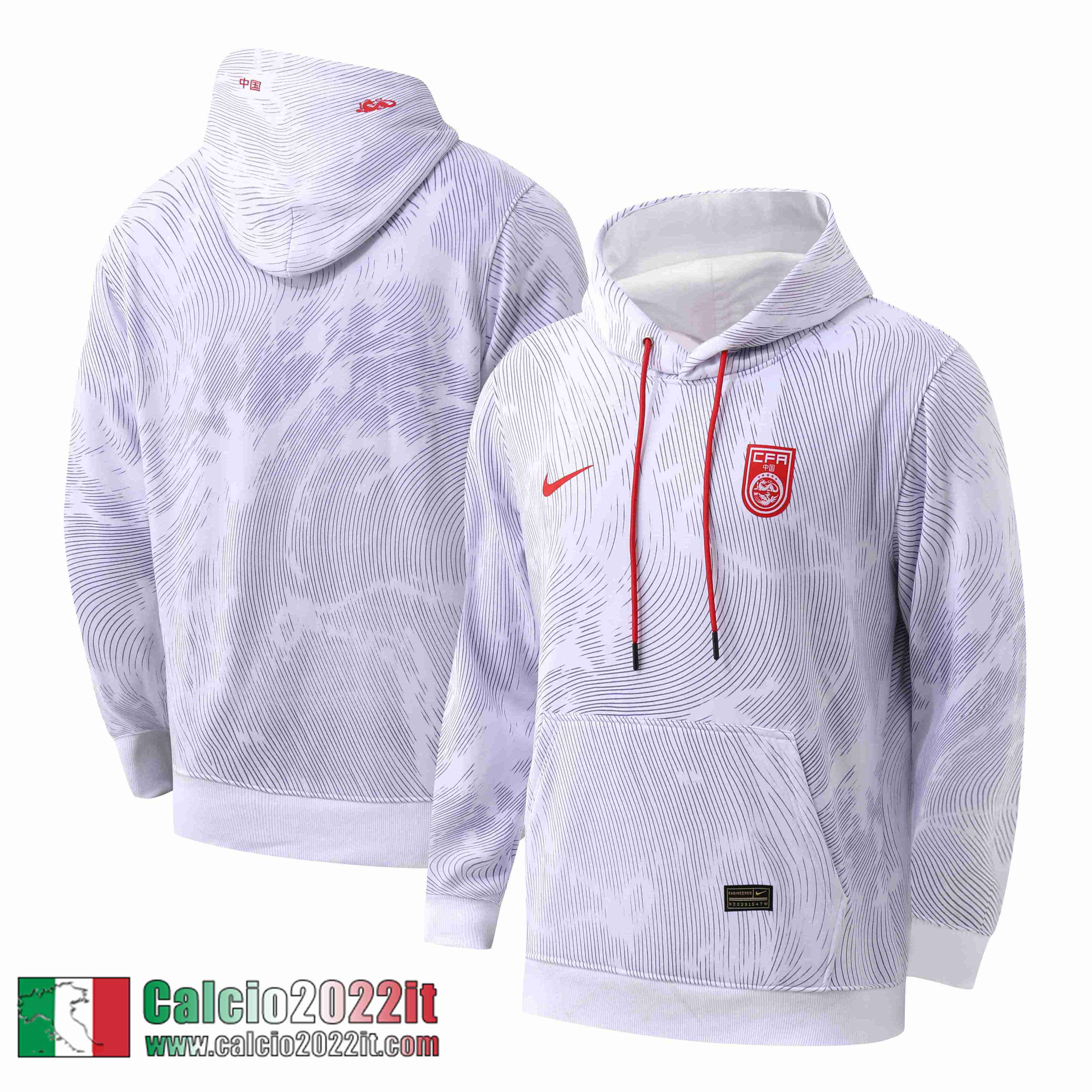 China Felpa Sportswear Uomo bianca SW17 2021 2022