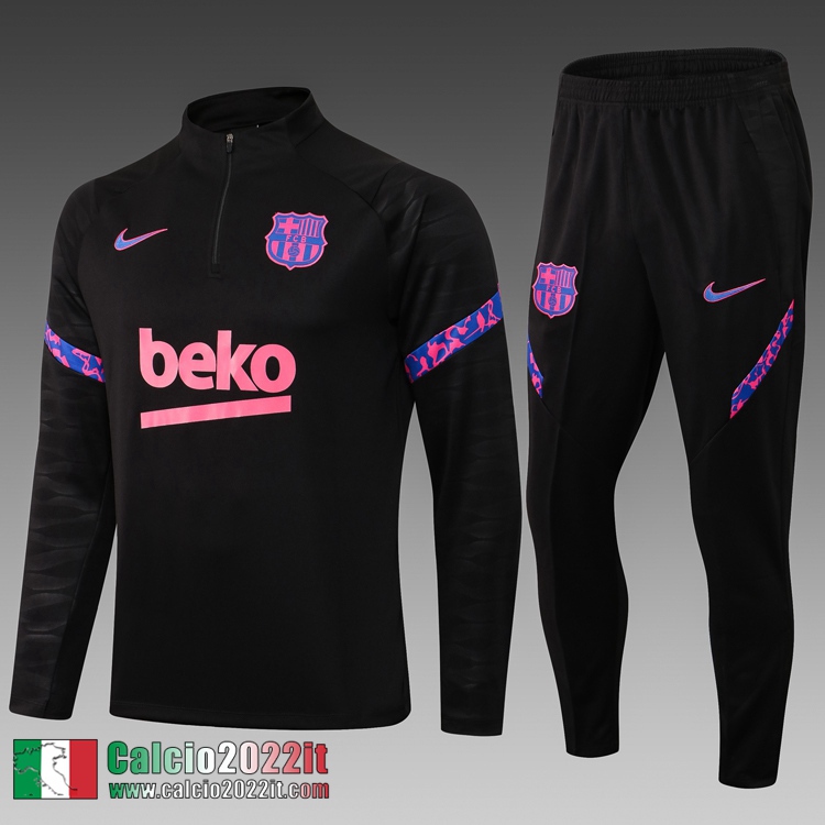 Barcellona Tuta Calcio Uomo Nero TG46 2021 2022