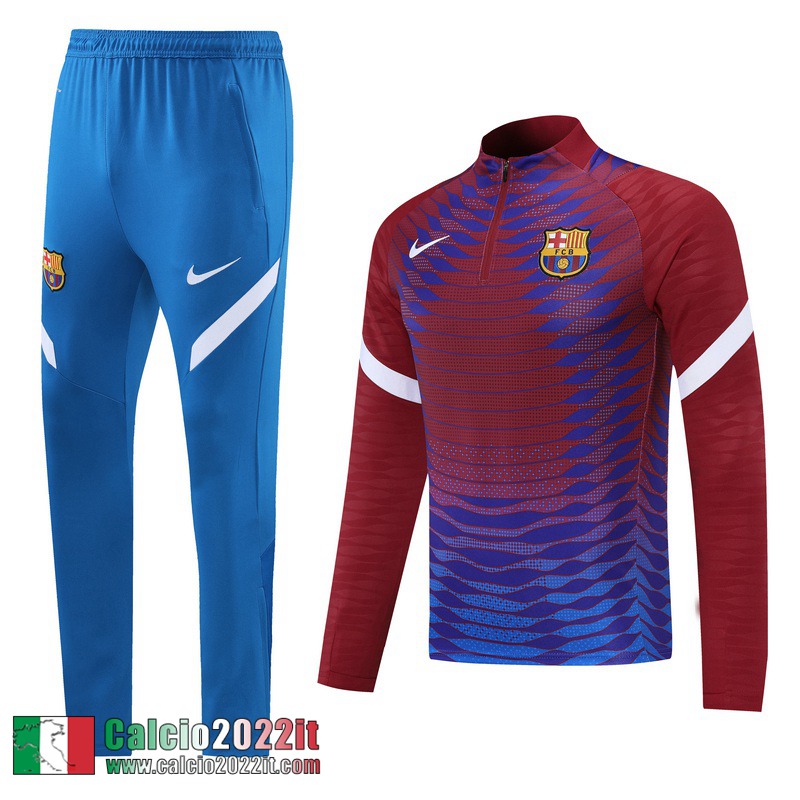 Barcellona Tuta Calcio Uomo Rosso & blu TG48 2021 2022