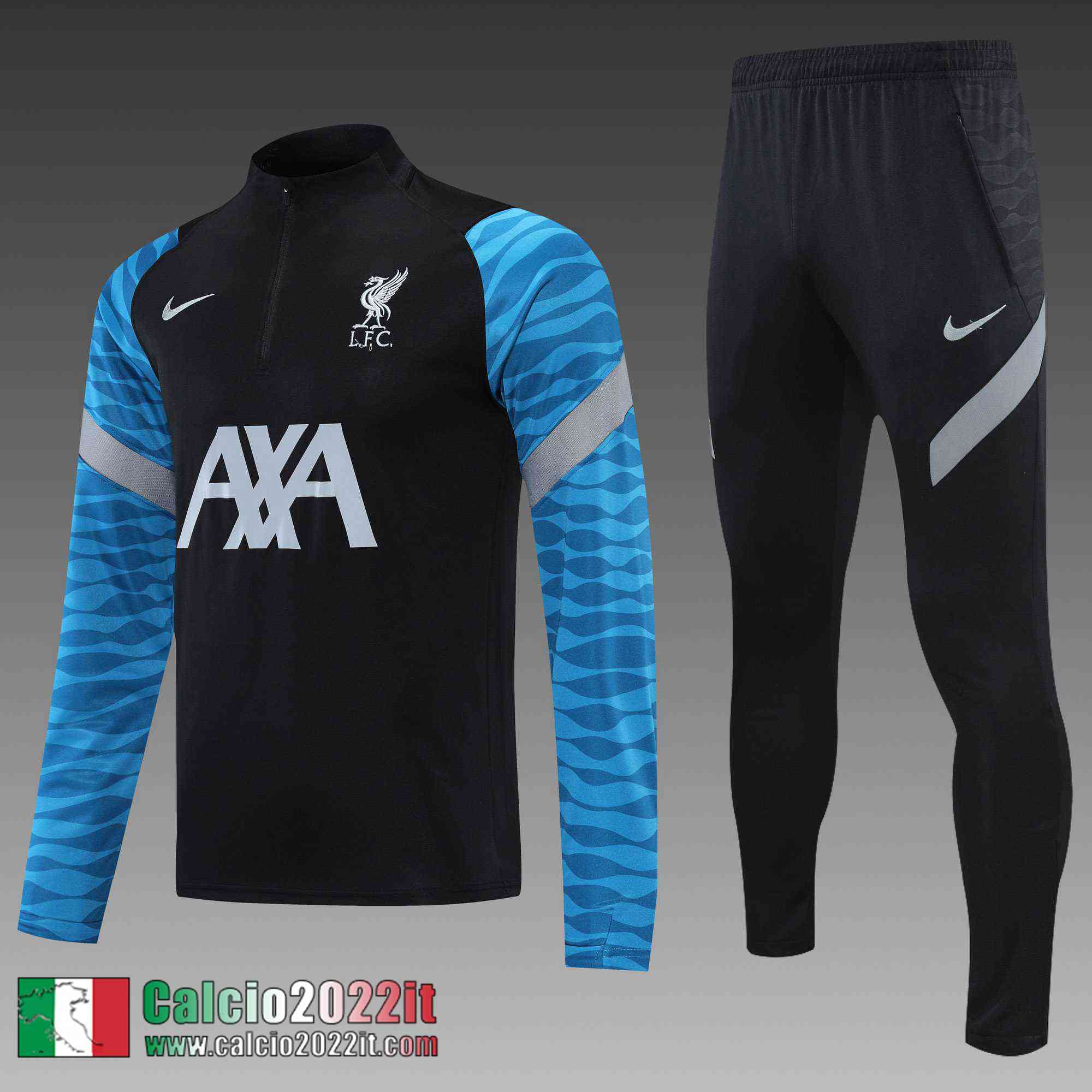 Liverpool Tuta Calcio Uomo blu scuro TG50 2021 2022