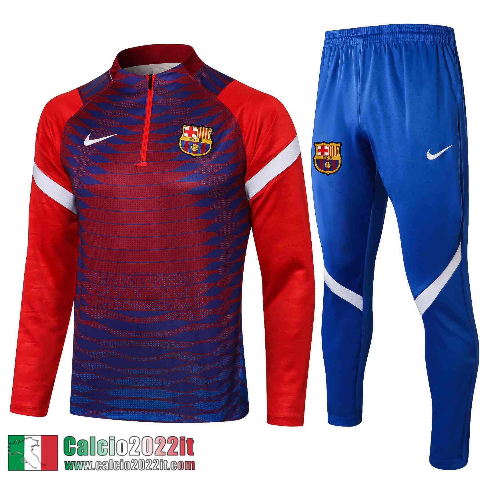 Barcellona Tuta Calcio Uomo Rosso & blu TG69 2021 2022