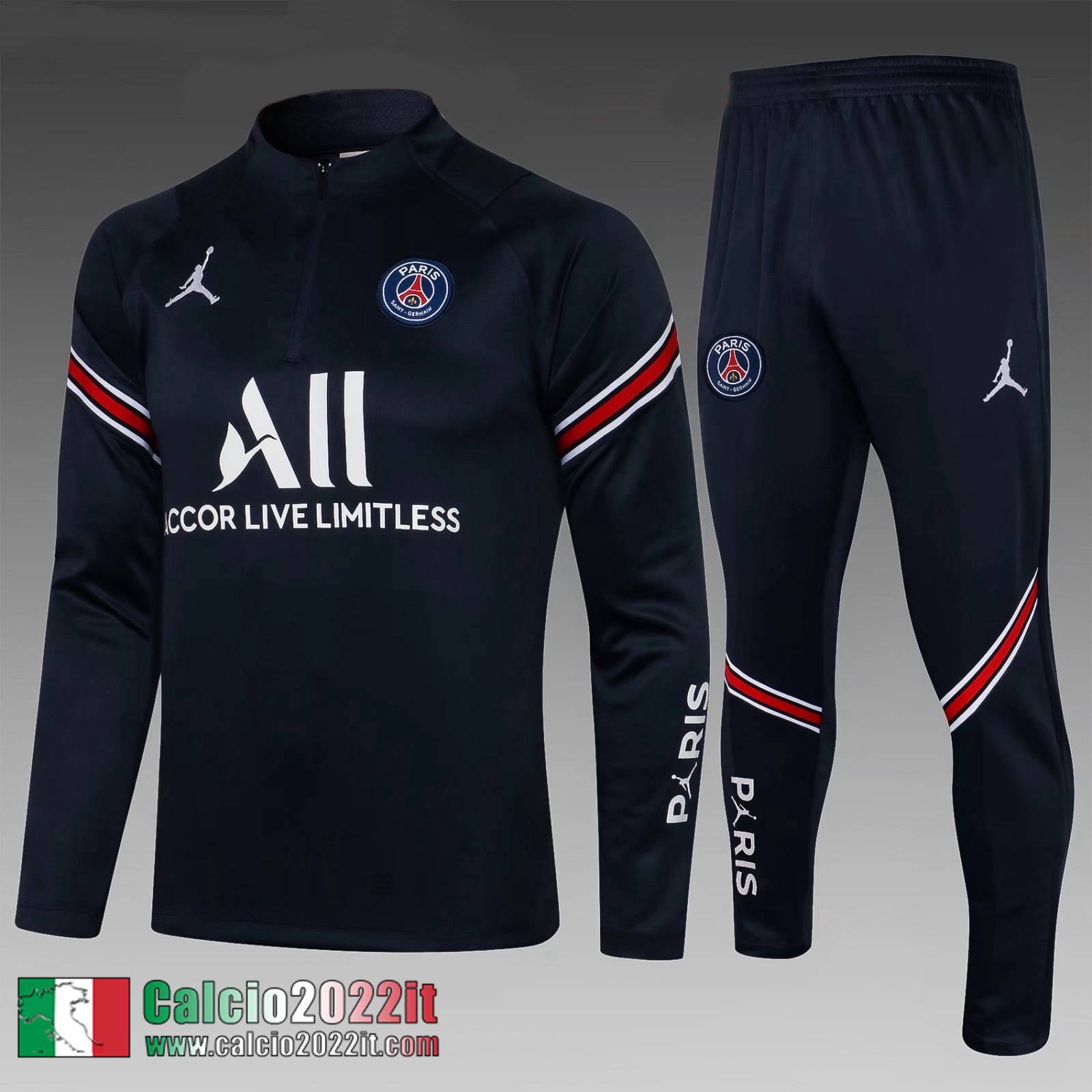 PSG Tuta Calcio Bambini blu TK48 2021 2022