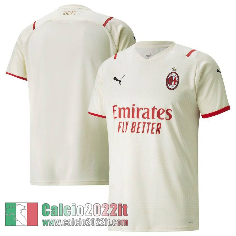 Seconda AC Milan Maglia Calcio Uomo 2021 2022