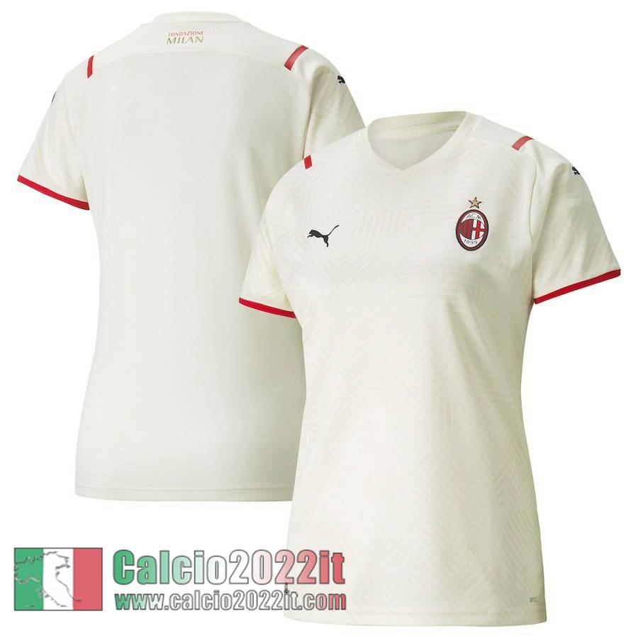 Seconda AC Milan Maglia Calcio Donna 2021 2022