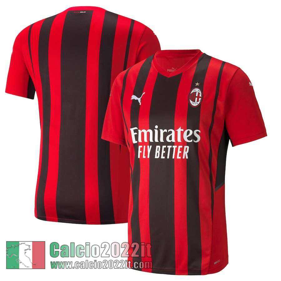 Prima AC Milan Maglia Calcio Uomo 2021 2022