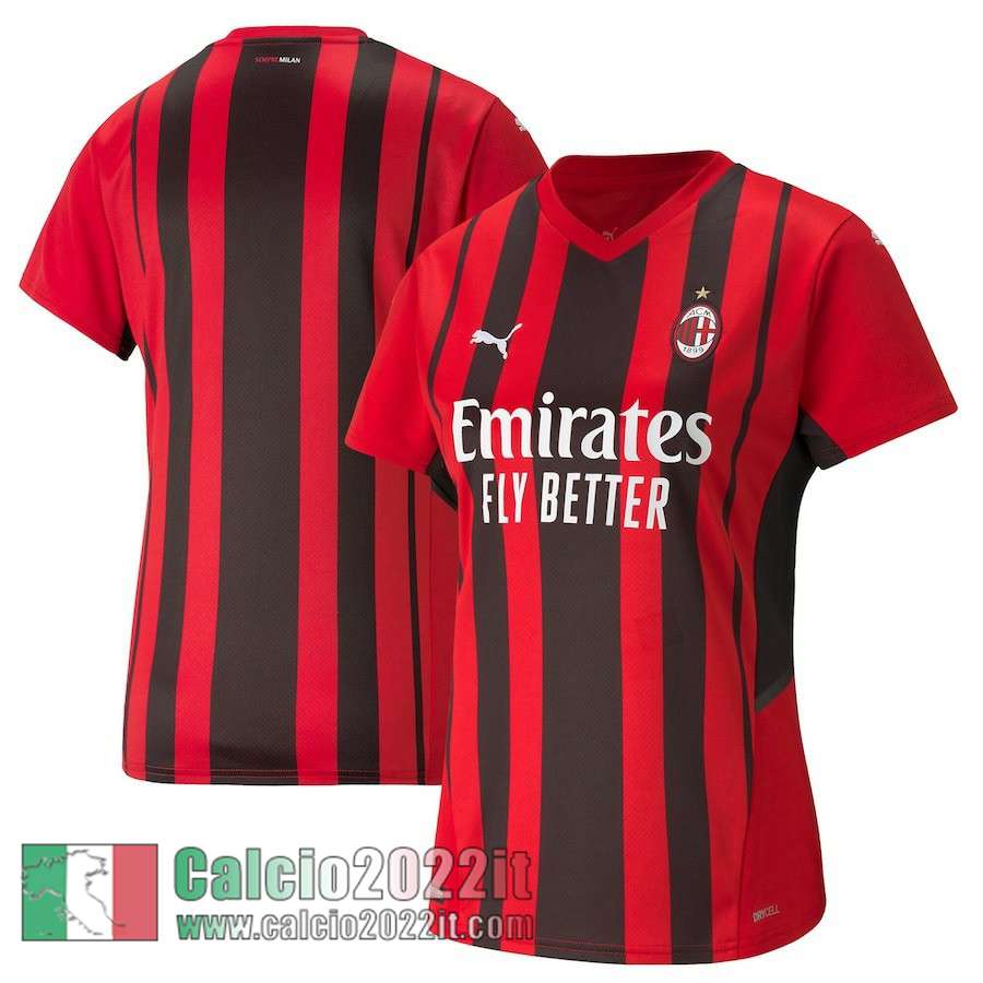 Prima AC Milan Maglia Calcio Donna 2021 2022