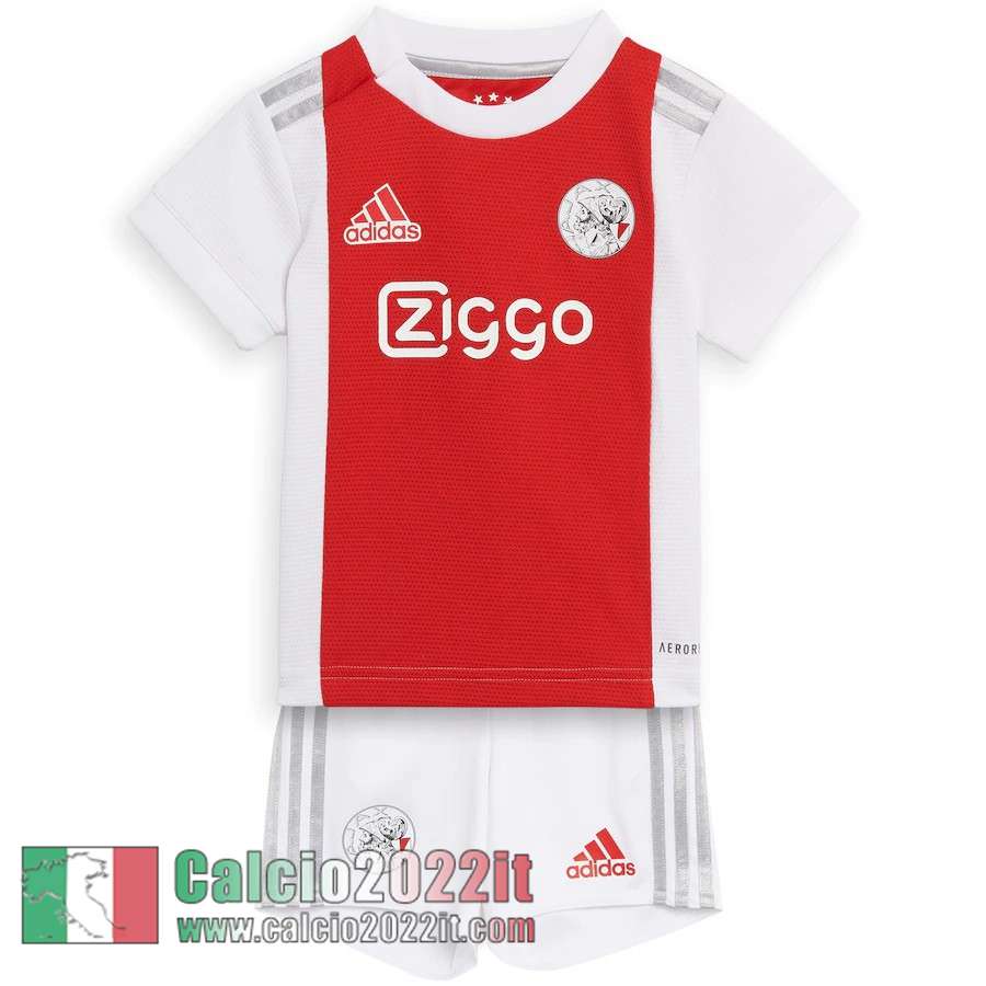 Prima Ajax Maglia Calcio Bambini 2021 2022