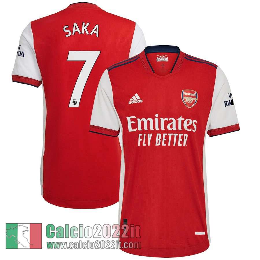 Prima Arsenal Maglia Calcio Uomo # Saka 7 2021 2022