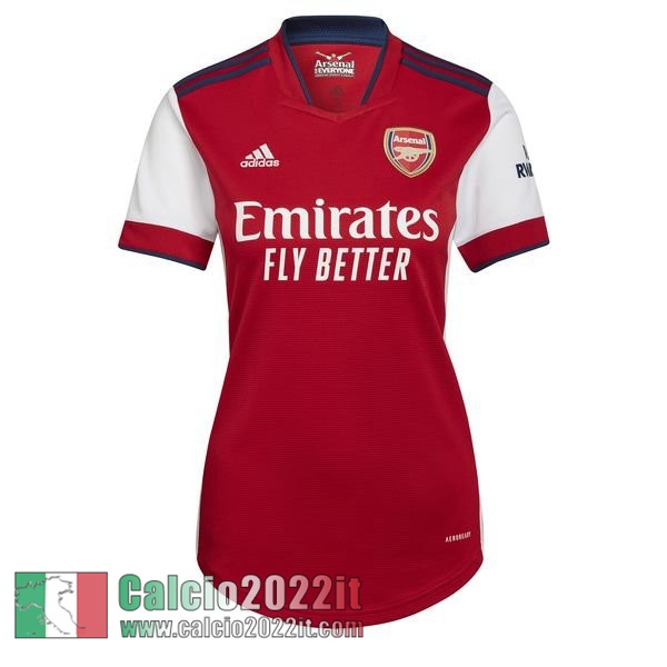 Prima Arsenal Maglia Calcio Donna 2021 2022