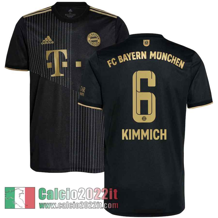 Seconda Bayern Monaco Maglia Calcio Uomo # Joshua Kimmich 6 2021 2022