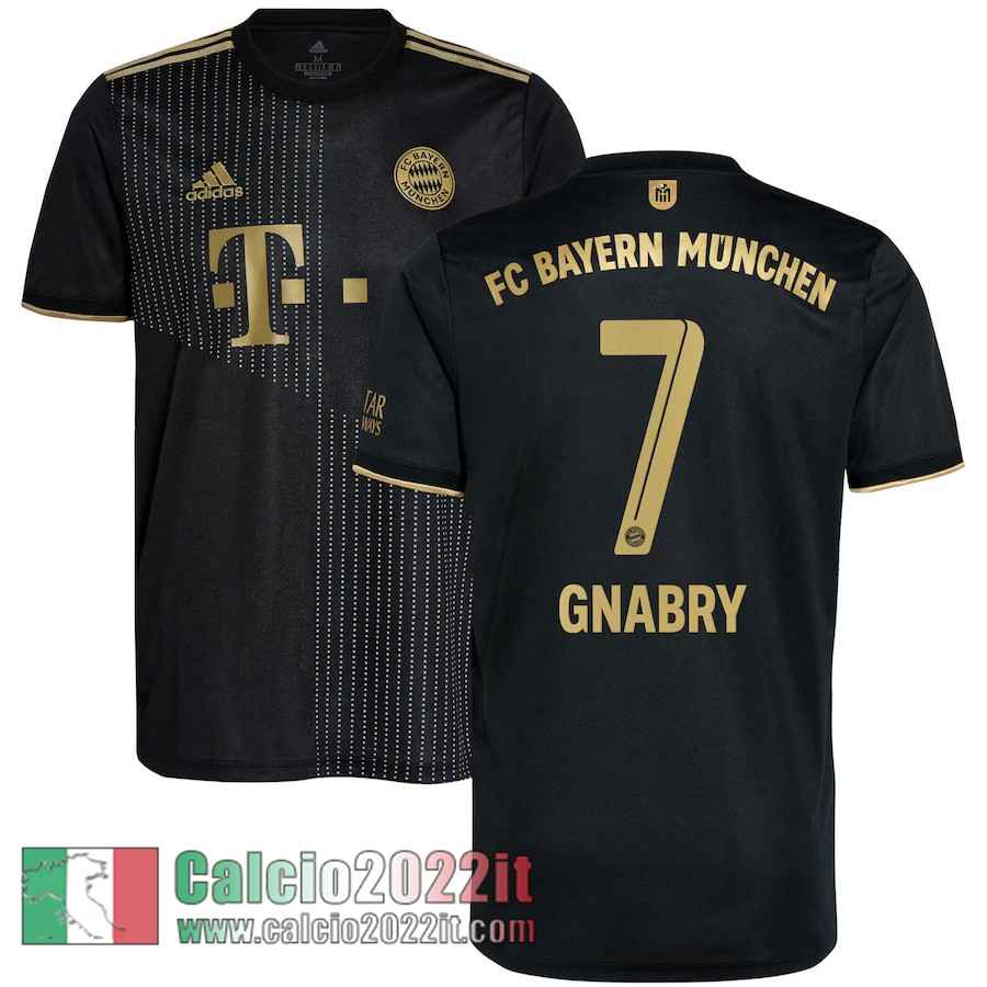 Seconda Bayern Monaco Maglia Calcio Uomo # Serge Gnabry 7 2021 2022