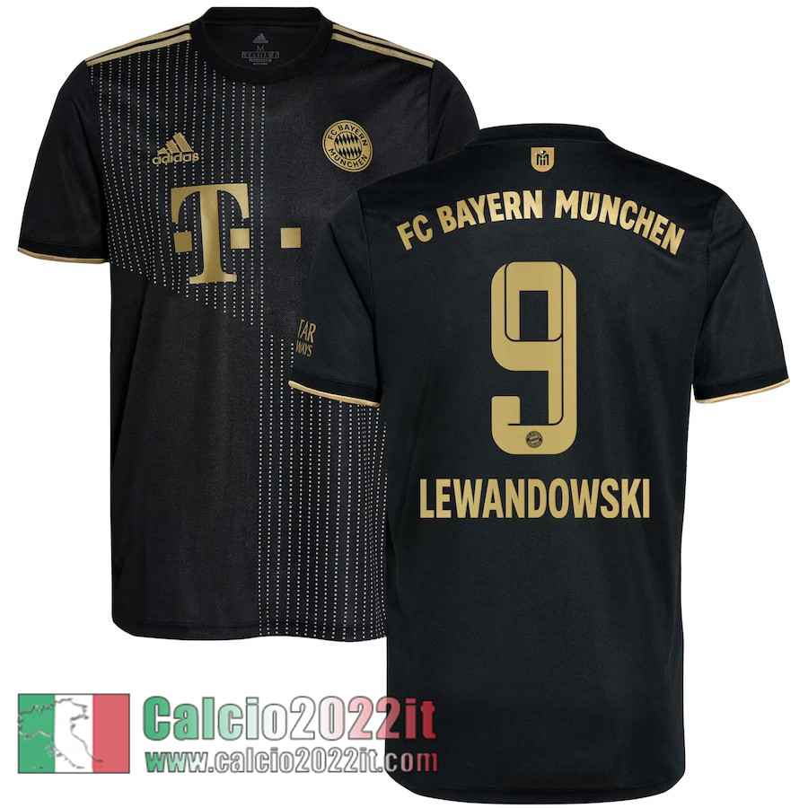 Seconda Bayern Monaco Maglia Calcio Uomo # Robert Lewandowski 9 2021 2022