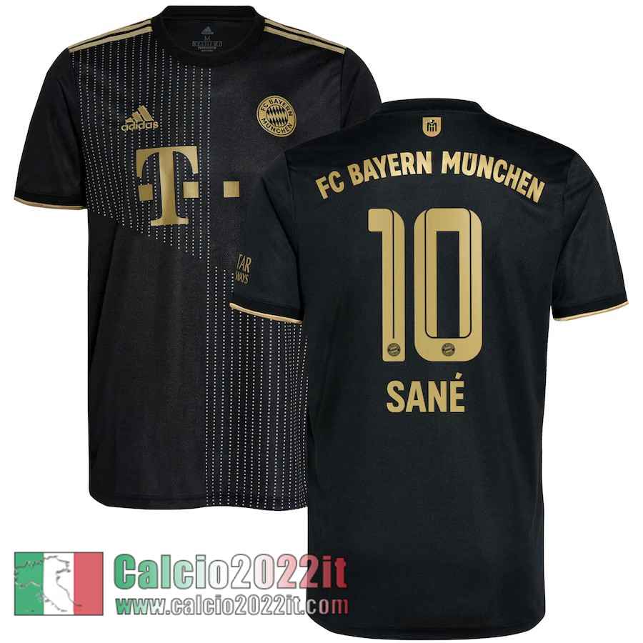 Seconda Bayern Monaco Maglia Calcio Uomo # Leroy Sané 10 2021 2022