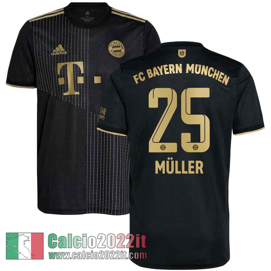Seconda Bayern Monaco Maglia Calcio Uomo # Thomas Müller 25 2021 2022