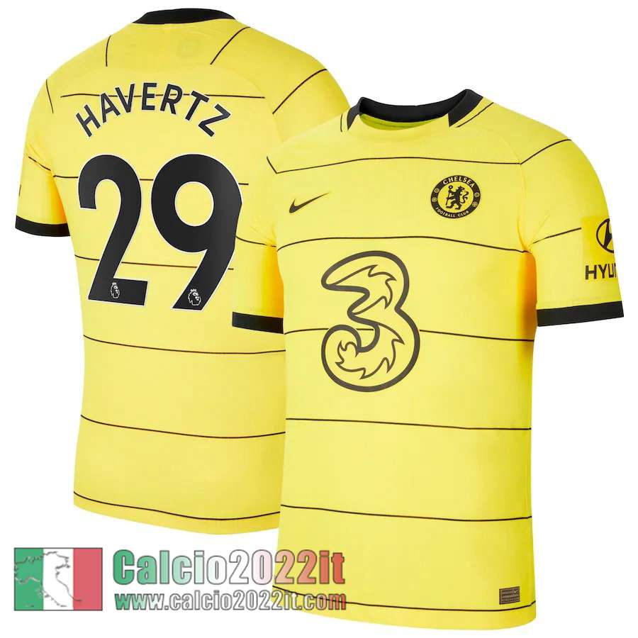 Seconda Chelsea Maglia Calcio Uomo # Havertz 29 2021 2022