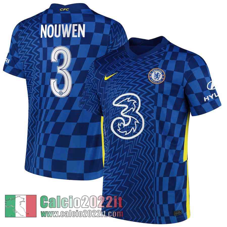 Prima Chelsea Maglia Calcio Uomo # Nouwen 3 2021 2022