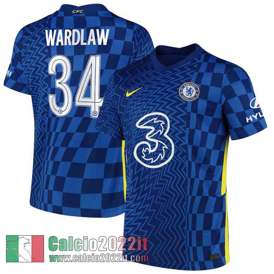Prima Chelsea Maglia Calcio Uomo # Wardlaw 34 2021 2022