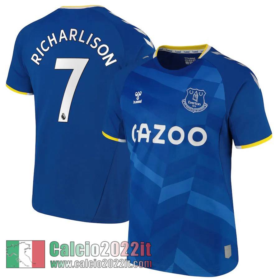 Prima Everton Maglia Calcio Uomo # Richarlison 7 2021 2022