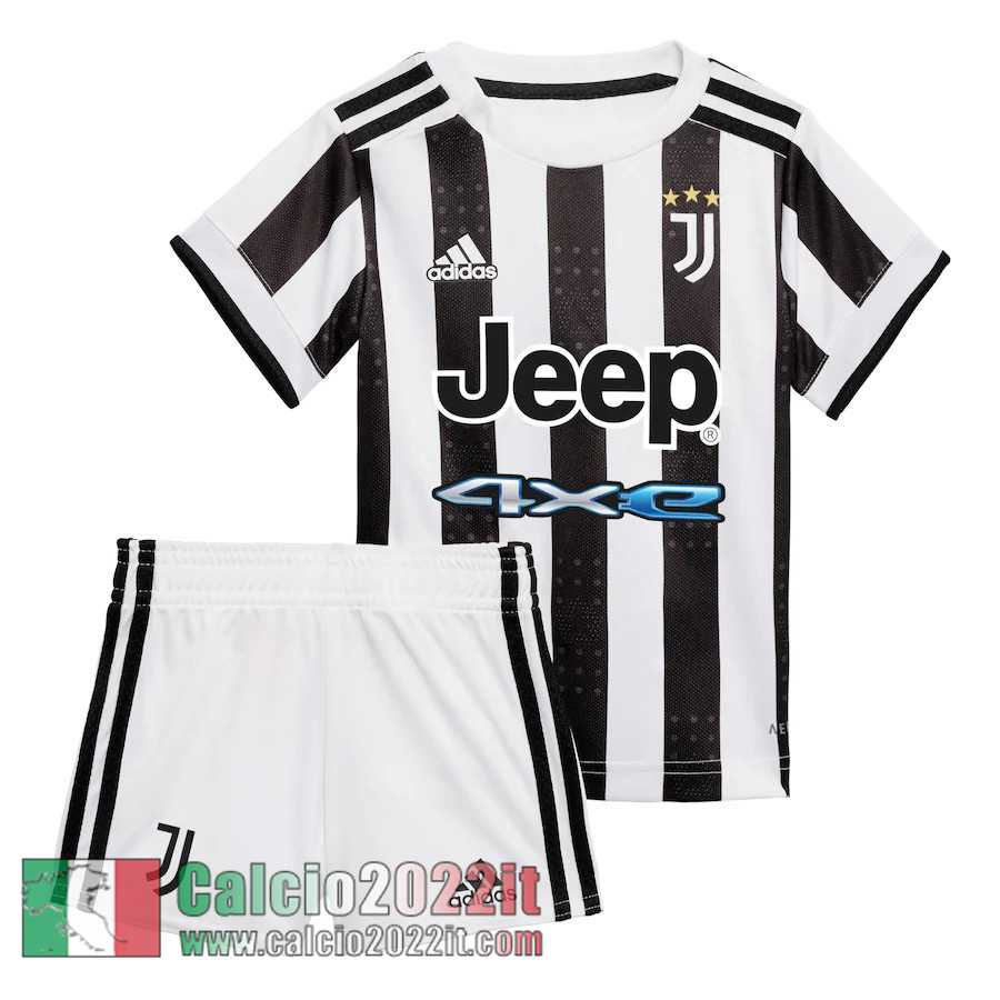 Prima Juventus Maglia Calcio Bambini 2021 2022