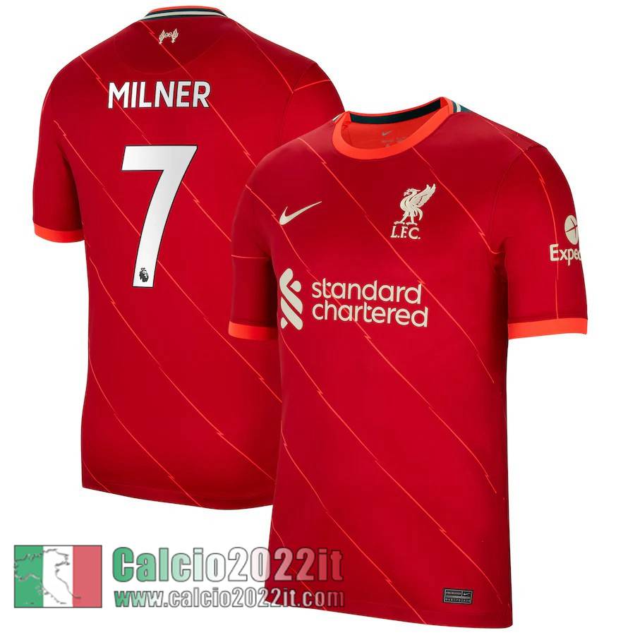 Prima Liverpool Maglia Calcio Uomo # Milner 7 2021 2022