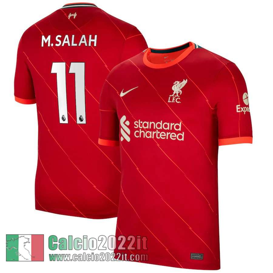 Prima Liverpool Maglia Calcio Uomo # M.Salah 11 2021 2022