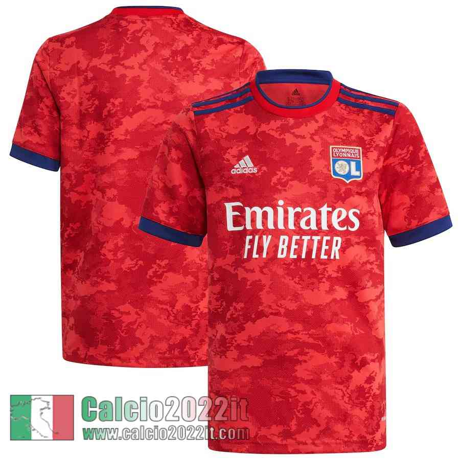 Seconda Olympique Lione Maglia Calcio Uomo 2021 2022