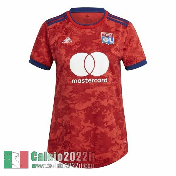 Seconda Olympique Lione Maglia Calcio Donna 2021 2022