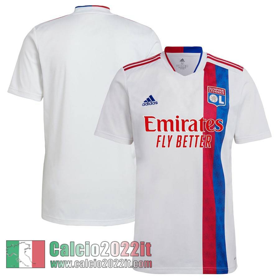 Prima Olympique Lione Maglia Calcio Uomo 2021 2022