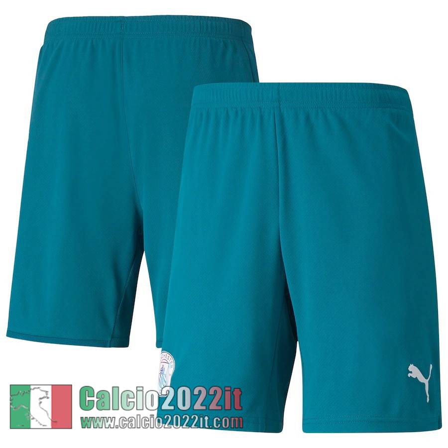 Seconda Manchester City Pantaloncini Calcio Uomo 2021 2022 DK37