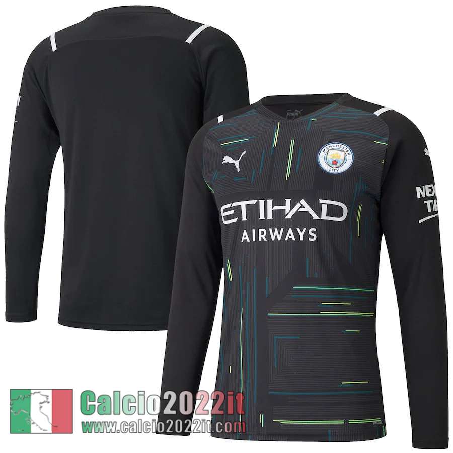 Portiere Manchester City Maglia Calcio Uomo 2021 2022