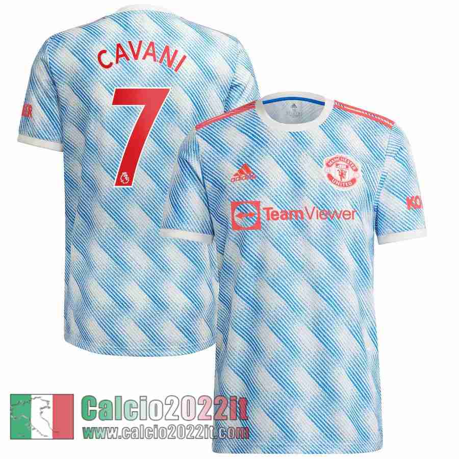 Seconda Manchester United Maglia Calcio Uomo # Cavani 7 2021 2022