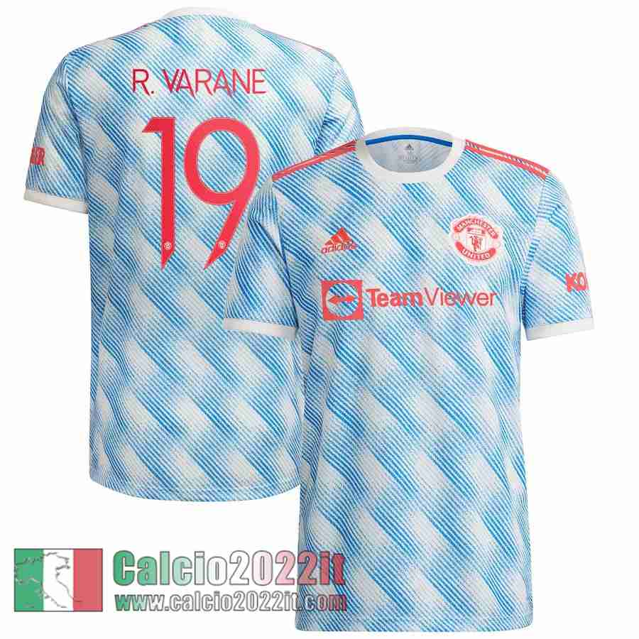 Seconda Manchester United Maglia Calcio Uomo # R. Varane 19 2021 2022