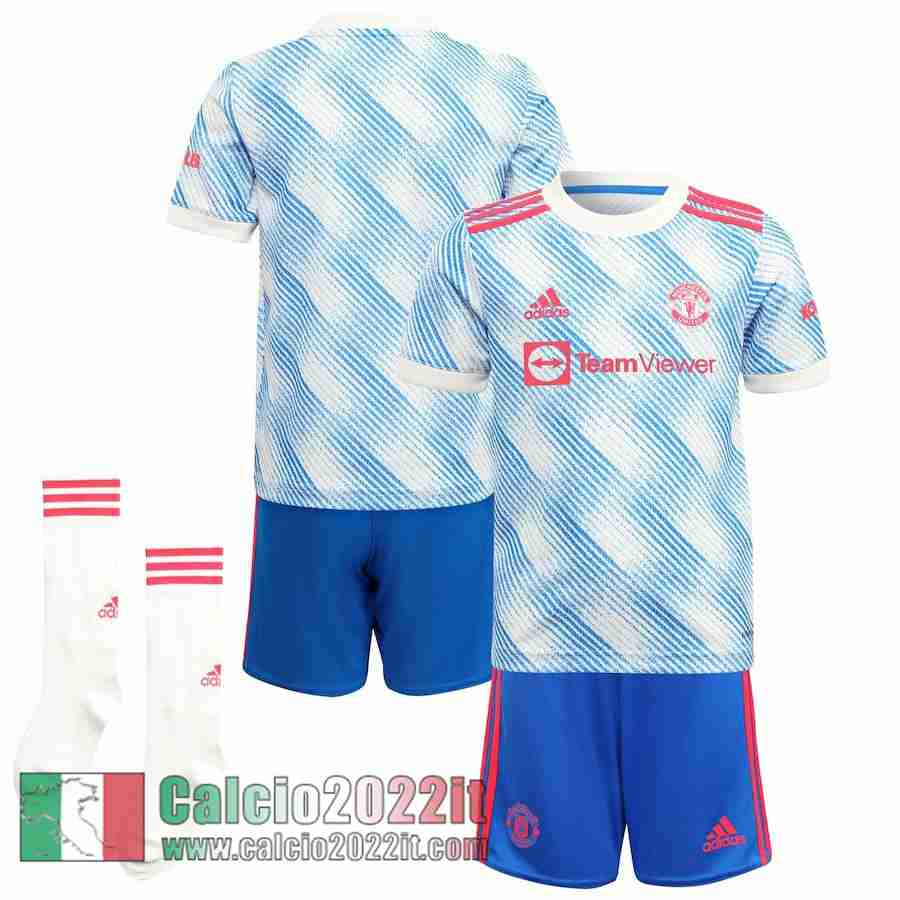 Seconda Manchester United Maglia Calcio Bambini 2021 2022