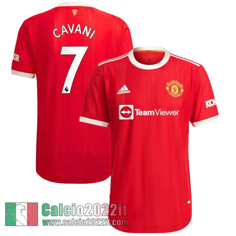 Prima Manchester United Maglia Calcio Uomo # Cavani 7 2021 2022