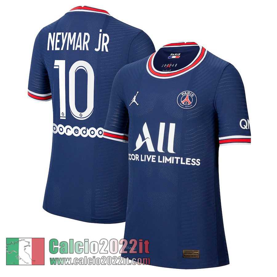 Prima PSG Maglia Calcio Uomo # Neymar Jr 10 2021 2022