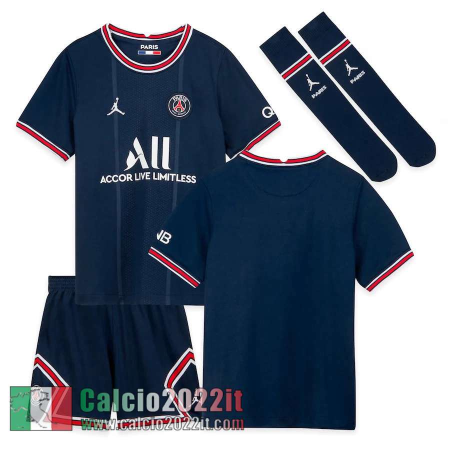 Prima PSG Maglia Calcio Bambini 2021 2022