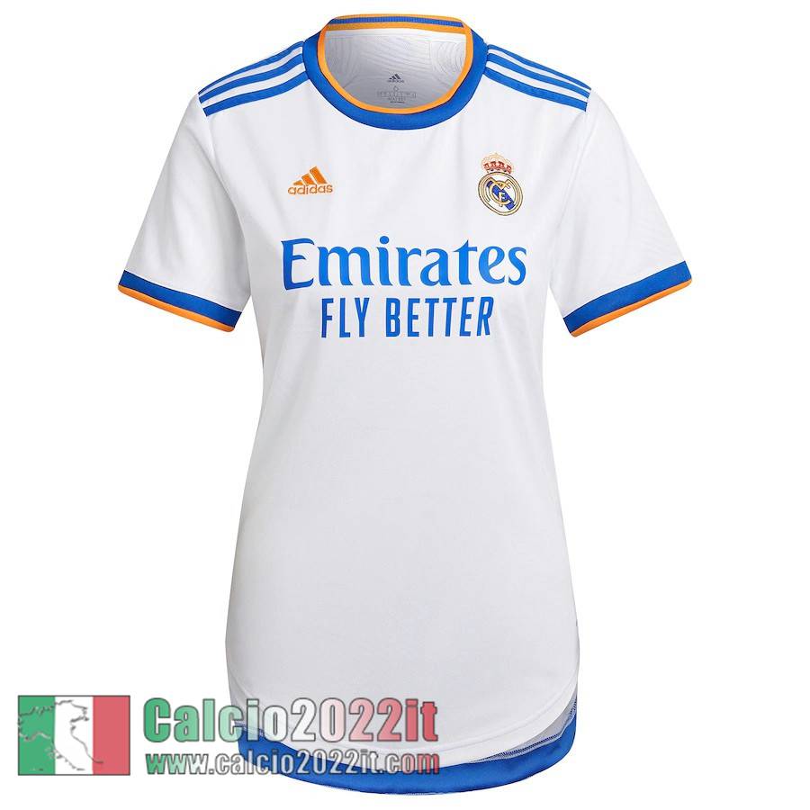Prima Real Madrid Maglia Calcio Donna 2021 2022