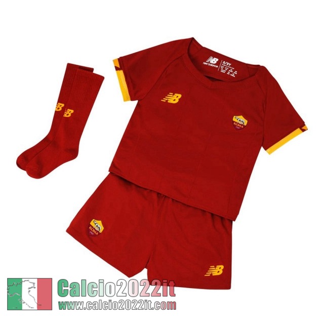 Prima AS Roma Maglia Calcio Bambini 2021 2022