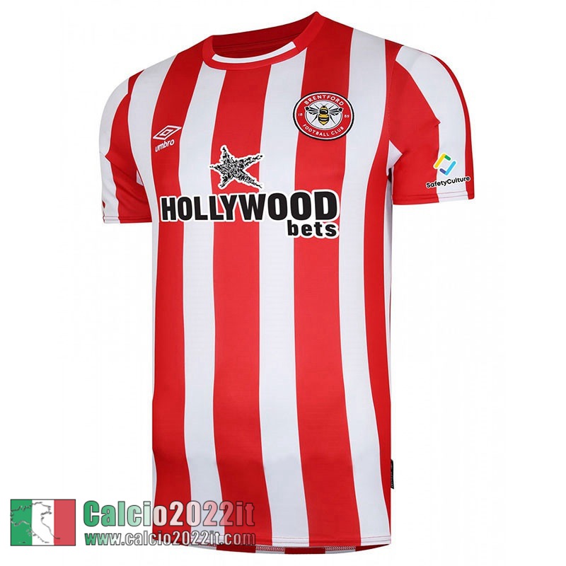 Prima Brentford Maglia Calcio Uomo 2021 2022